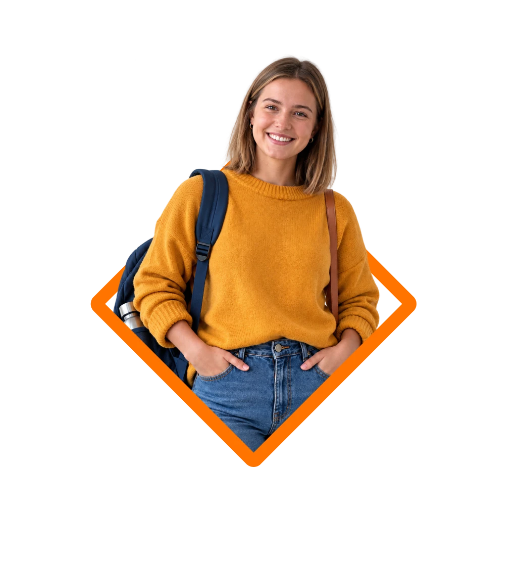 Beispielphoto einer Auszubildenden, KI-generiert